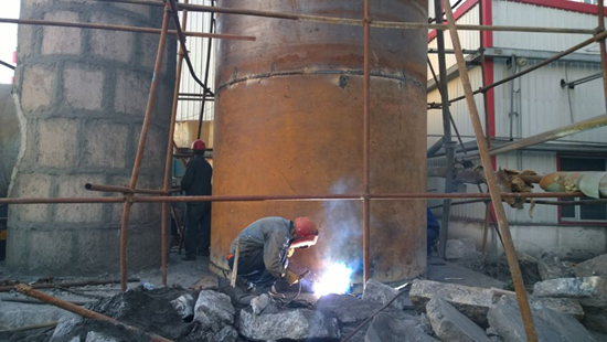 張家口供熱公司鍋爐除塵器主體改造工程已完工 張家口供熱公司鍋爐除塵器主體改造工程已完工